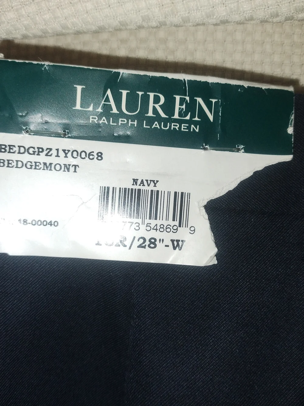 Lauren Ralph Lauren Boys Size 16R Navy Blue Dress Pants